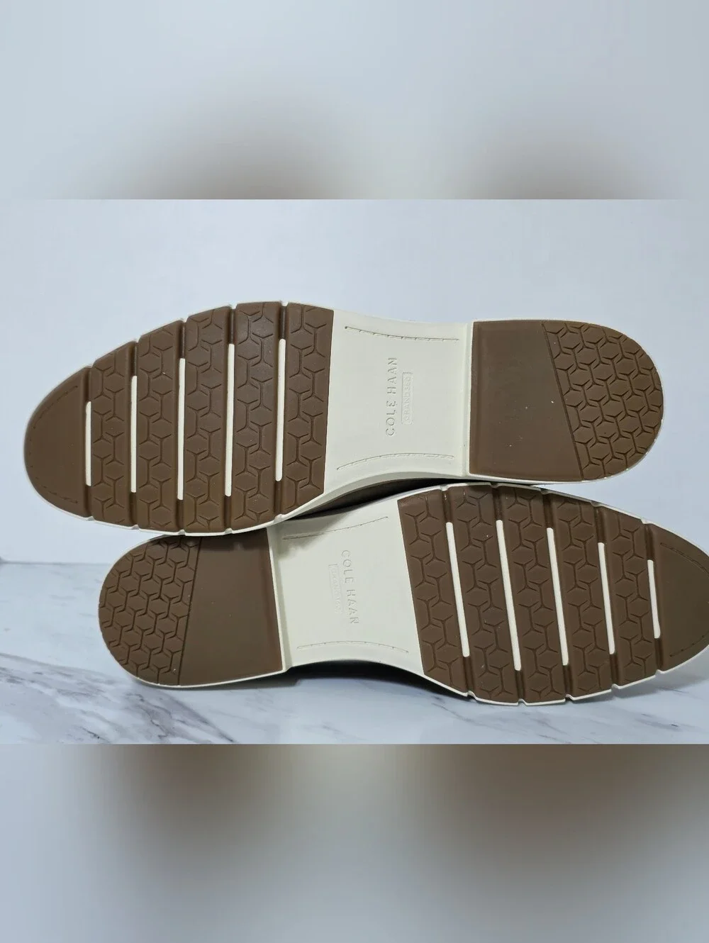 Cole Haan Brown Suede Slip-On Penny Loafers